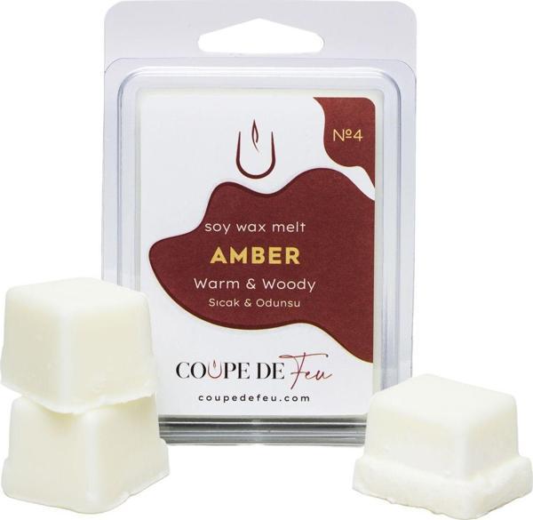 Coupe De Feu No.4 Amber Buhurdanlık Mumu Koku Barı Soy Wax Melt 72Gr - Image 1