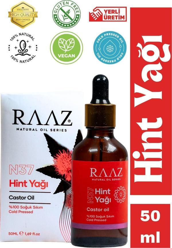 Raaz Hint Yağı Soğuk Sıkım %100 Saf 50 Ml - Image 1