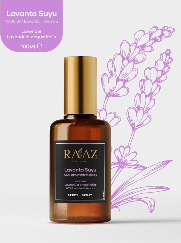 Raaz Lavanta Hidrosolü %100 Saf 100 Ml Sprey - Image 1