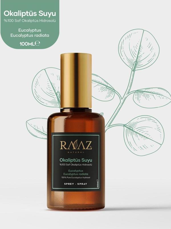 Raaz Okaliptüs Hidrosolü %100 Saf 100 Ml Eucalyptus - Image 1