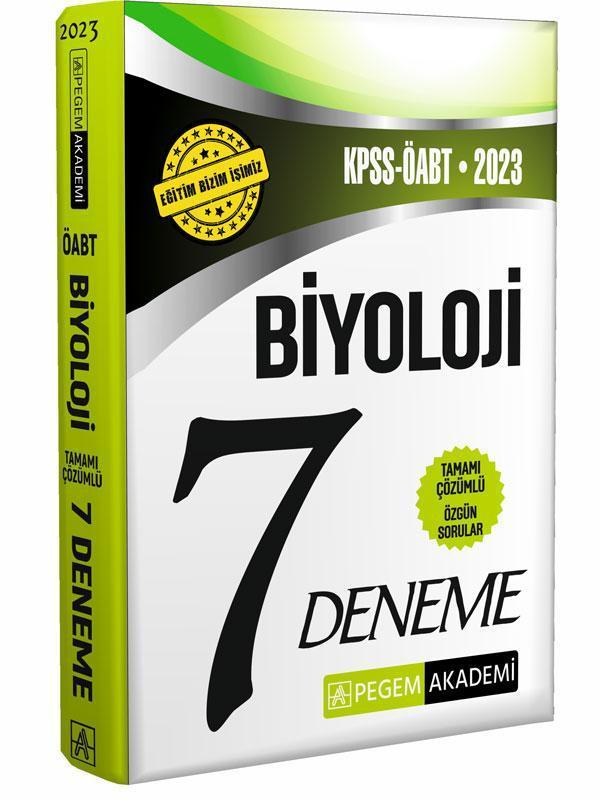 2023 KPSS ÖABT Biyoloji Öğretmenliği 7 Deneme - Pegem Akademi Yayıncılık - Image 1