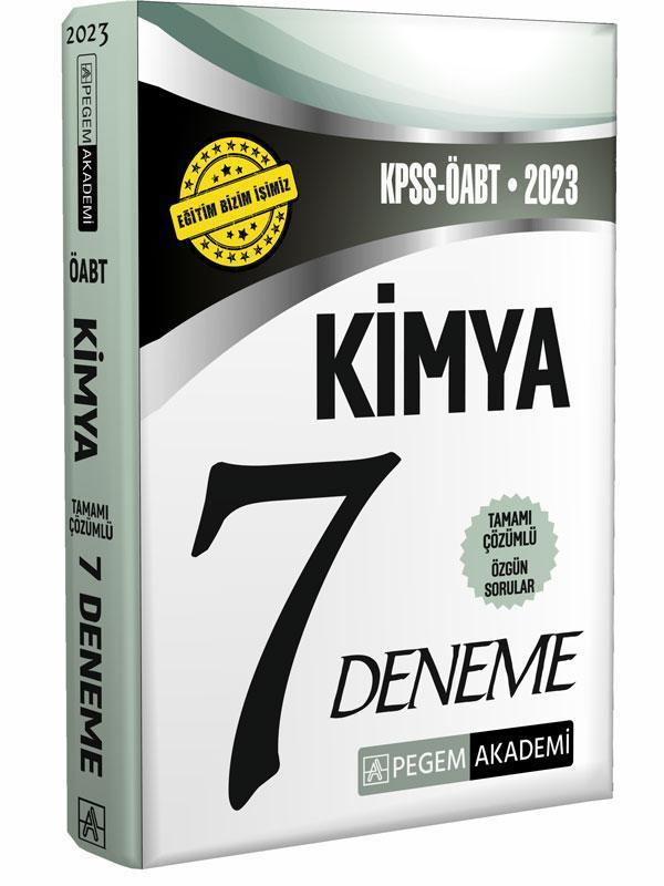 2023 KPSS ÖABT Kimya Öğretmenliği 7 Deneme - Pegem Akademi Yayıncılık - Image 1