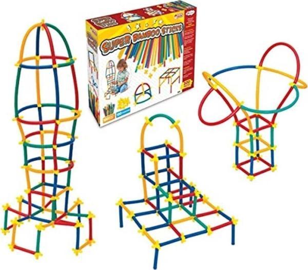 Dede Oyuncak Dede Süper Bambu Çubuklar 300 Parça(03462) - Image 1