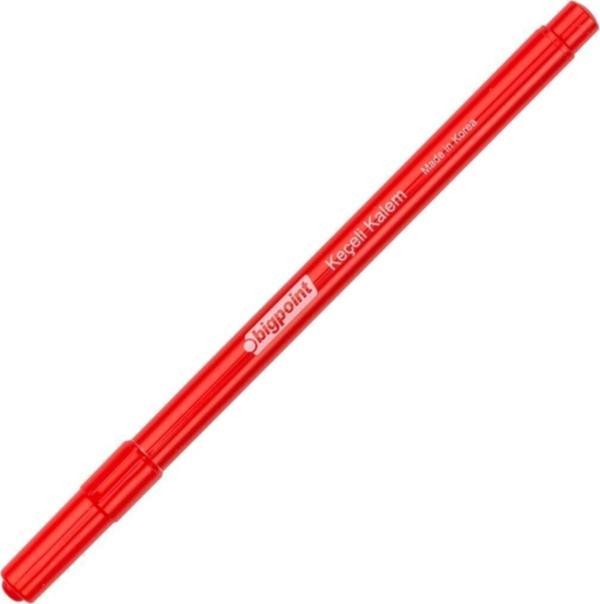 Bigpoint Keçeli Kalem Kırmızı 10'Lu Kutu - Image 1