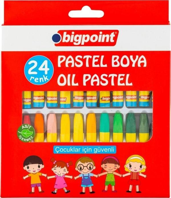 Bigpoint Pastel Boya 24 Renk 6'Lı Paket - Image 1
