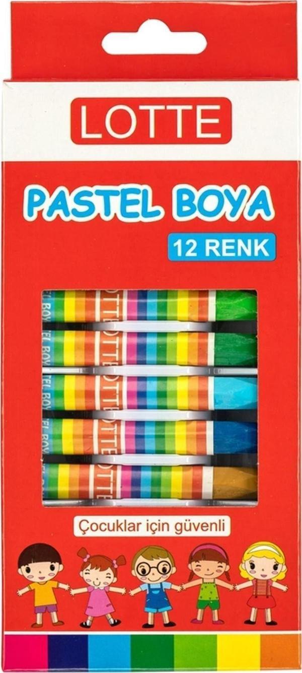 Lotte Pastel Boya 12 Renk - Image 1