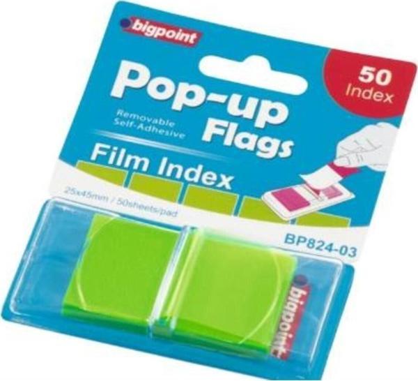 Bigpoint 824 Pop - Up Film Index Tekli Yeşil Bp82403 - Image 1