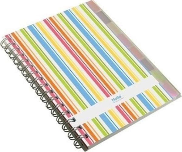 Notte A6 150/1 Plastik Kapak Spiralli Index Bloknot Defter - Image 1