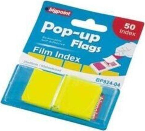 Bigpoint 824 Pop - Up Film Index Tekli Sarı Bp82404 - Image 1