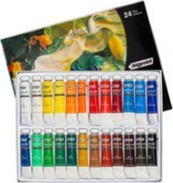Bigpoint Acrylic Colour Set - Artists'S Akrilik Boya Seti 12Ml Tüp X 24 Renk - Image 1