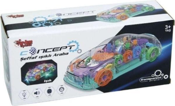 Vardem Müzikli Ve Işıklı Şeffaf Araba Lzh - M66107 - Image 1