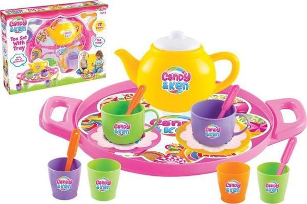 Dede Candy & Ken Tepsili Çay Set +3 Yaş - Image 1