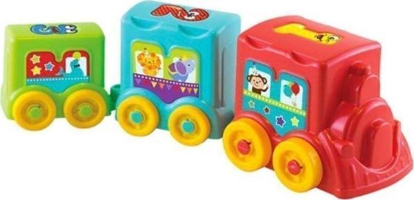 Dede Bebekler Için Eğlenceli Eğitici Aktivite Treni Oyuncak Tren Oyun Seti - Image 1