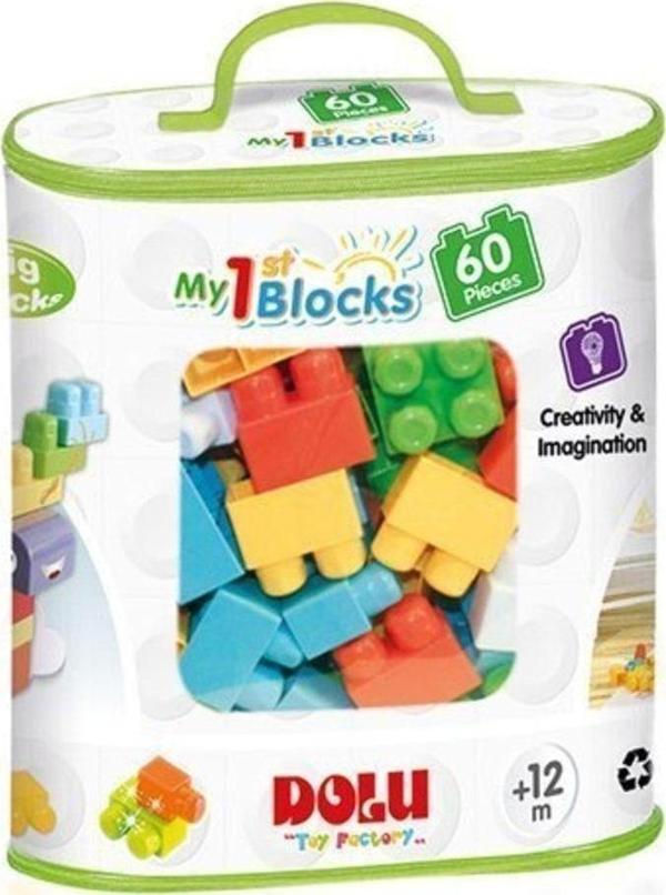 Dolu Oyuncak 5019 Büyük Blok Seti 60 Parça  - Image 1