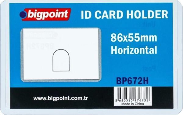Bigpoint Kimlik, Ehliyet Kabı Şeffaf 86X55Mm - Image 1