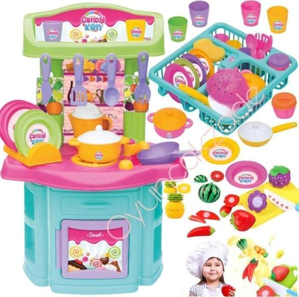 Dede Excellway Candy&Ken Sef Mutfak Set 01505 8693830015058 - Image 1
