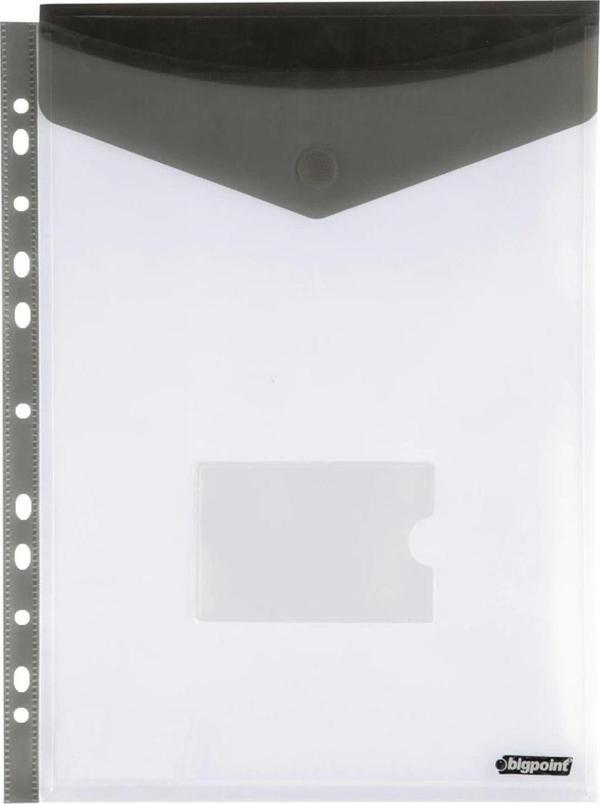 Bigpoint 11 Delikli Dik Cırtlı Dosya A4 Dumanlı - Image 1