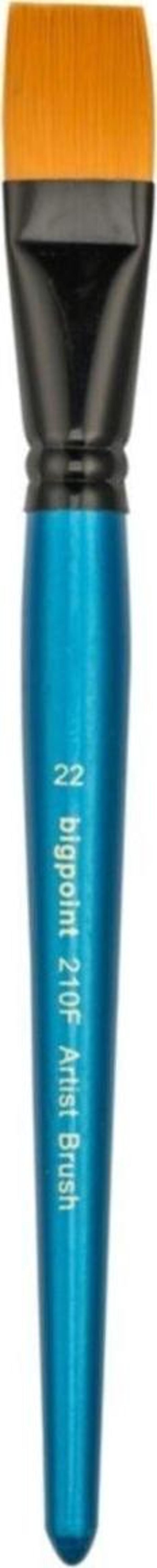 Bigpoint 210F Serisi Sentetik Kıl Düz Kesik Fırça No 22 ( 1 Adet) - Image 1