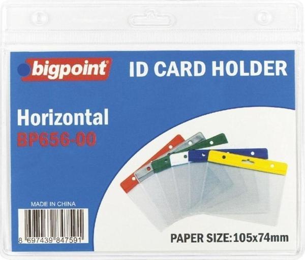 Bigpoint Kart Poşeti Yatay Şeffaf 105X74Mm 10`Lu Paket - Image 1