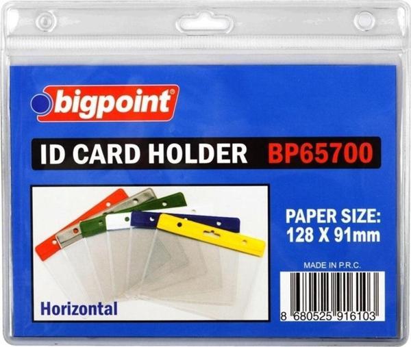 Bigpoint Kart Poşeti Yatay Şeffaf 128X91Mm 100'Lü Poşet - Image 1
