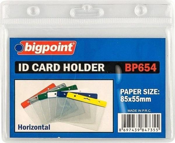 Bigpoint Kart Poşeti Yatay Şeffaf 85X55Mm 10`Lu Paket - Image 1