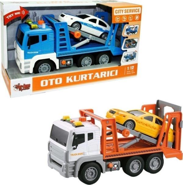 Vardem Oyuncak 840A Vardem 1 12 Sürtmeli Sesli Işıklı Servis Kamyonu - Oto Çekici - Oto Kurtarıcı - Vinç - İtfaiye - Image 1