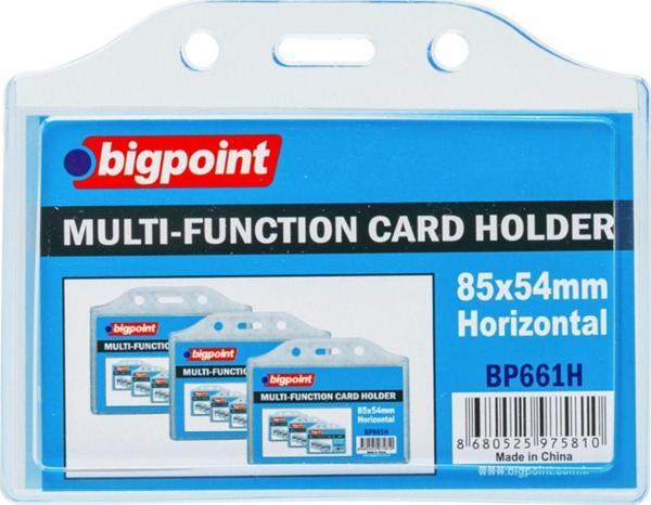 Bigpoint Çok Amaçlı Kart Kabı Yaka Kartı Yatay 85X54Mm 5'Li Paket - Image 1