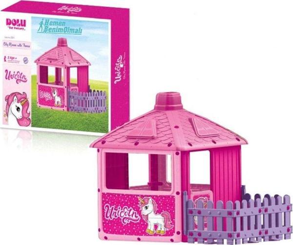 Dolu Oyuncak Dolu Unicorn Çitli Şehir Evi 2511 City House With Fence - Image 1