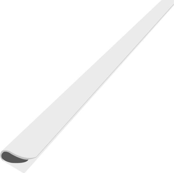 Bigpoint Oval Profil Sırtlık 6Mm Beyaz 100'Lü Kutu - Image 1