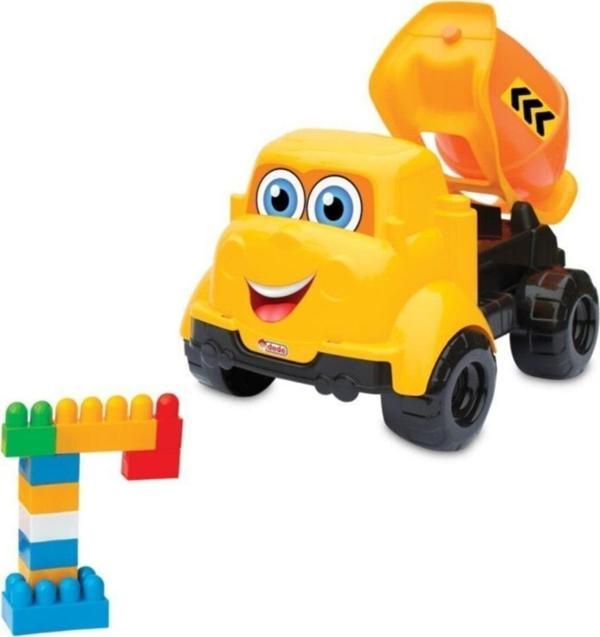Dede Oyuncak Çimento Kamyonum Bloklu 30 Parça 38 Cm - Image 1