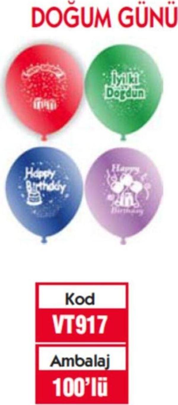 Vatan Bayrak Vatan Balon Iyiki Doğdun 100 Lü Vt917 - Image 1