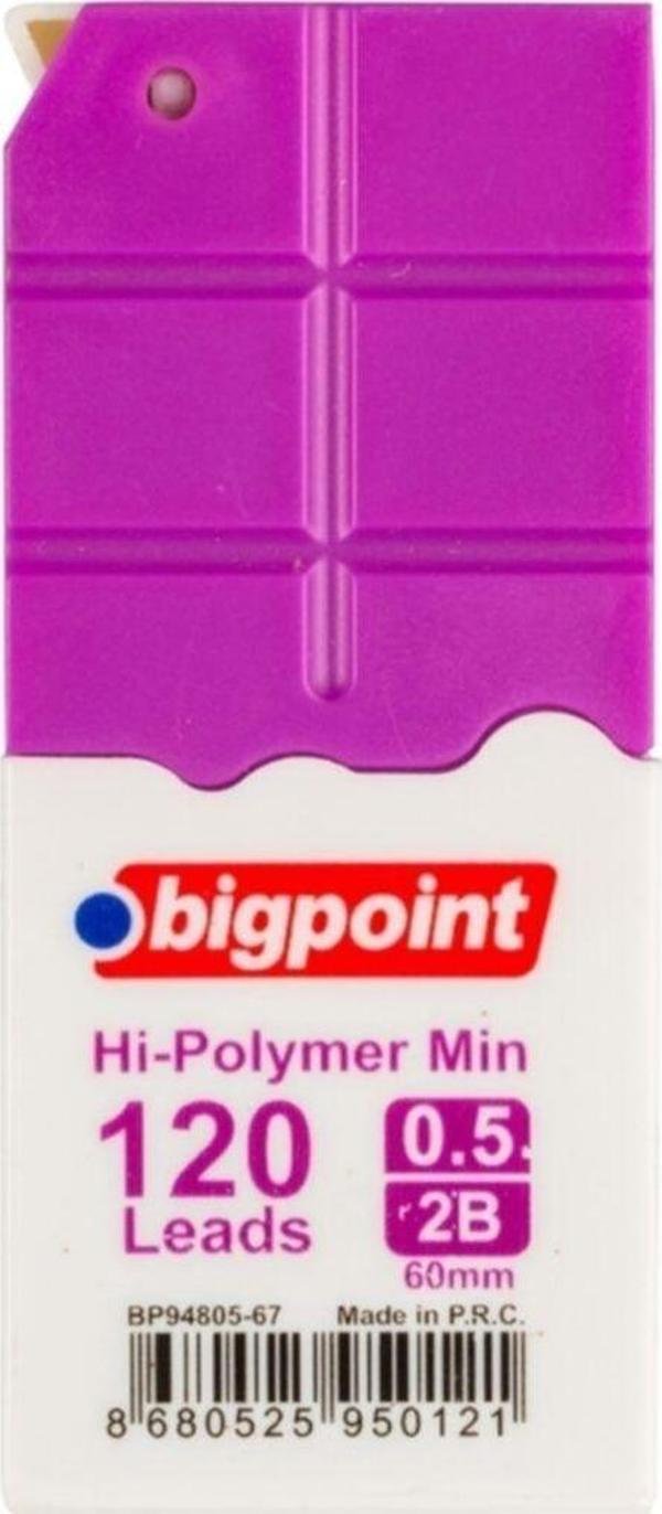 Bigpoint Kalem Ucu 0.5Mm 2B 120'Li Tüp Mor 12'Li Kutu - Image 1