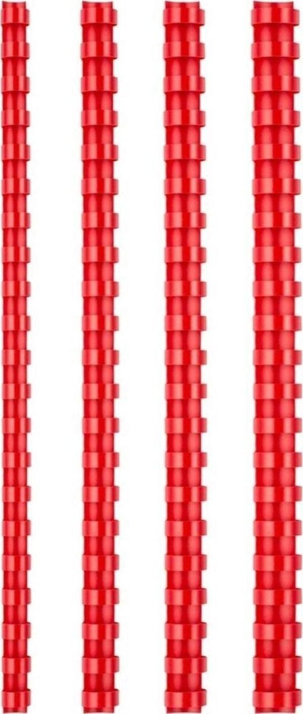Bigpoint Plastik Spiral 6 Mm Kırmızı 100'Lü Kutu - Image 1