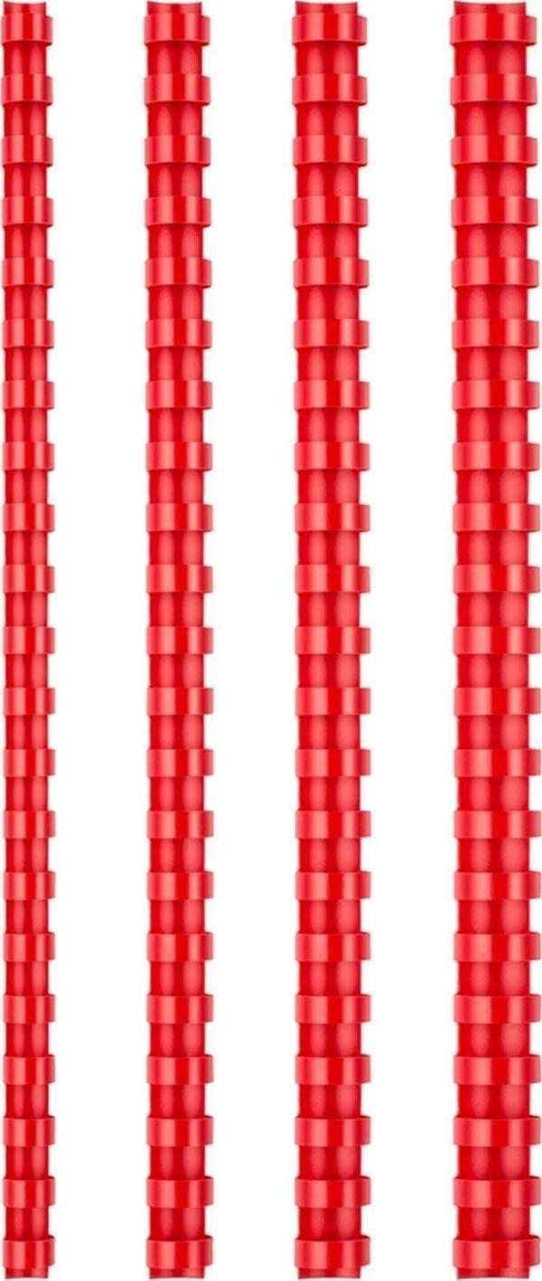 Bigpoint Plastik Spiral 8 Mm Kırmızı 100'Lü Kutu - Image 1