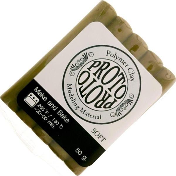 Proto Polimer Kil 50 Gram Koyu Yeşil Zeytin Rengi - Image 1