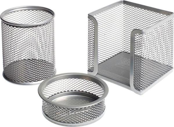 Bigpoint Metal Perfore 3`Lü Set Silver - Image 1