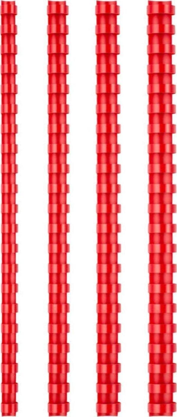 Jasper Bigpoint Plastik Spiral 18 Mm Kırmızı 100'Lü Kutu - Image 1