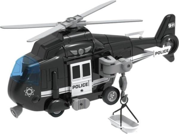 Vardem Sürtmeli Sesli Işıklı Helikopter Siyah - Image 1