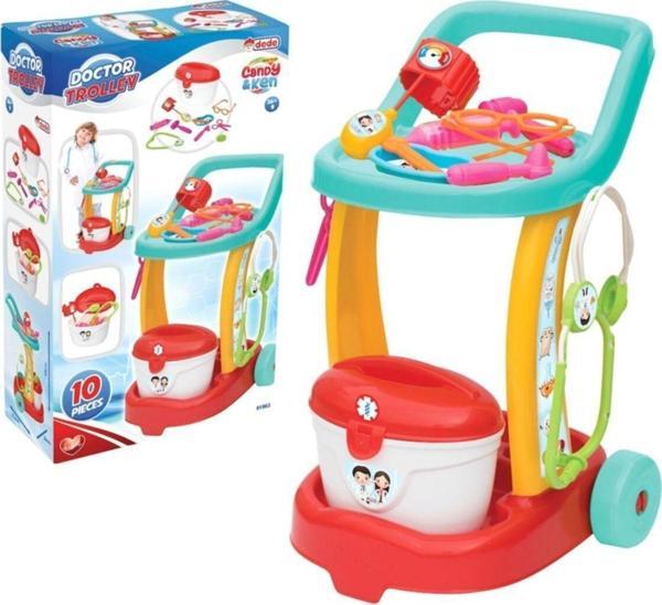 Fen Toys Dede Oyuncak 01963 Candy Doktor Servis Arabası 10 Parça - Image 1