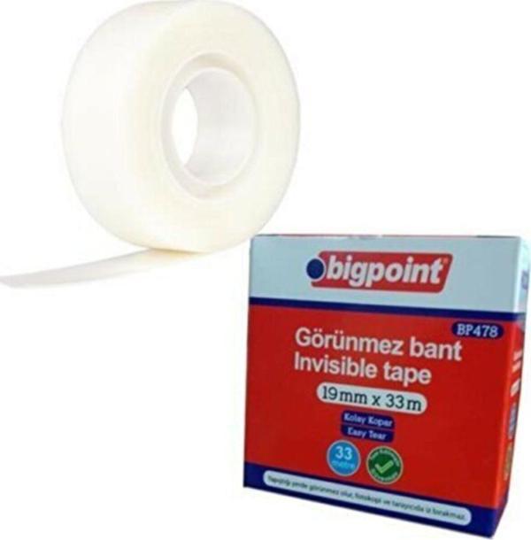 Bigpoint Görünmez (Invisible) Bant 19 Mm X 33 M - Image 1