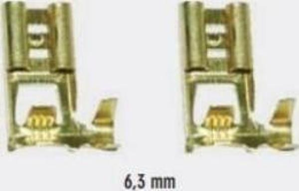 ENDER SARI GEÇMELİ DİŞİ TERMİNAL BAYRAK 6,3 MM - Image 1