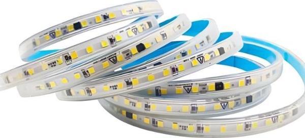 CATA 10 Çip 220V Dış Mekan Trafosuz Şerit Led Amber Kendinden Yapışkanlı (120 Led) - Image 1