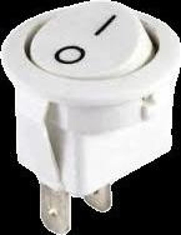 ENDER YUVARLAK IŞIKSIZ ANAHTAR 21MM BEYAZ - Image 1