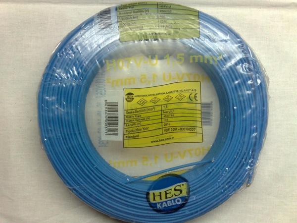 HES 1,5 mm NYA KABLO MAVİ - Image 1