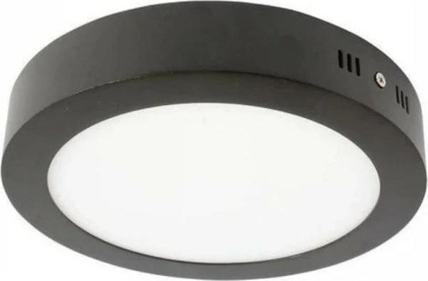 CATA 30W Yuvarlak Sıva Üstü Led Panel 6500K Siyah Kasa - Image 1