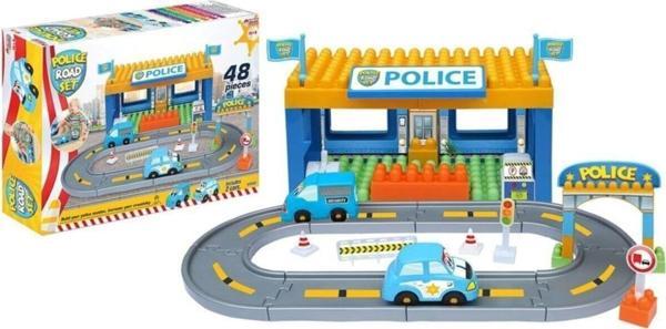 Dede Oyuncak Polis Yol Seti 48 Parça 03322 - Image 1