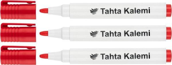 Lotte Tahta Kalemi 3'Lü Kırmızı - Image 1