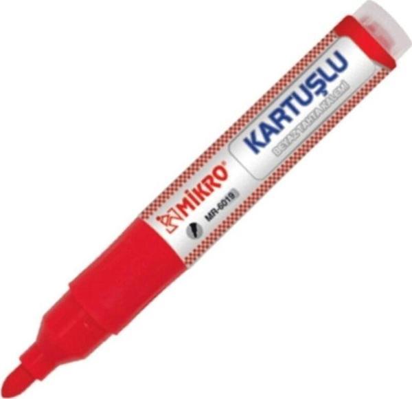Mikro Mr 6019 Kartuşlu Kırmızı Beyaz Tahta Kalemi - Image 1