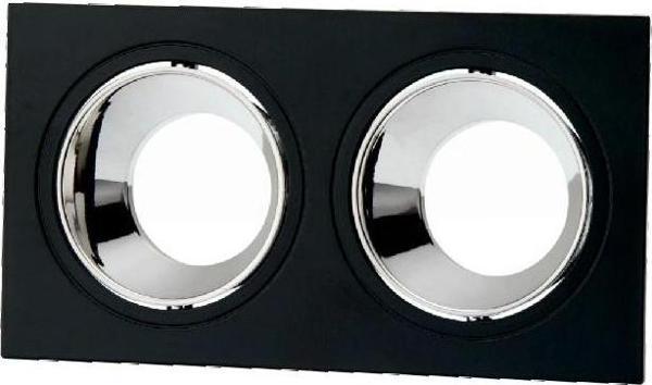 CATA Jaguar Siyah-Platin Kare Spot 2Li Sıva Altı GU-10 Duylu (Ampulsüz) - Image 1