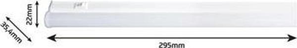 İNOLED 30 CM 4W GÜNIŞIĞI 3000K T5 LED BANT ARMATÜR ANAHTARLI - Image 1